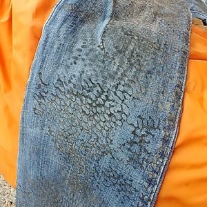 Ladies 4L A and F flair leg low rise denim